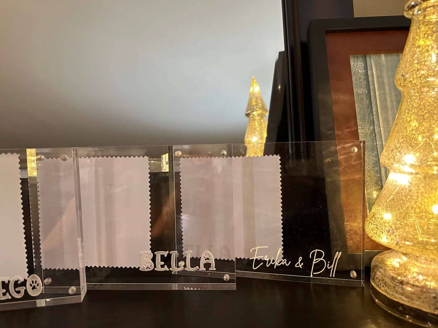 Acrylic Picture Frame - Personalized