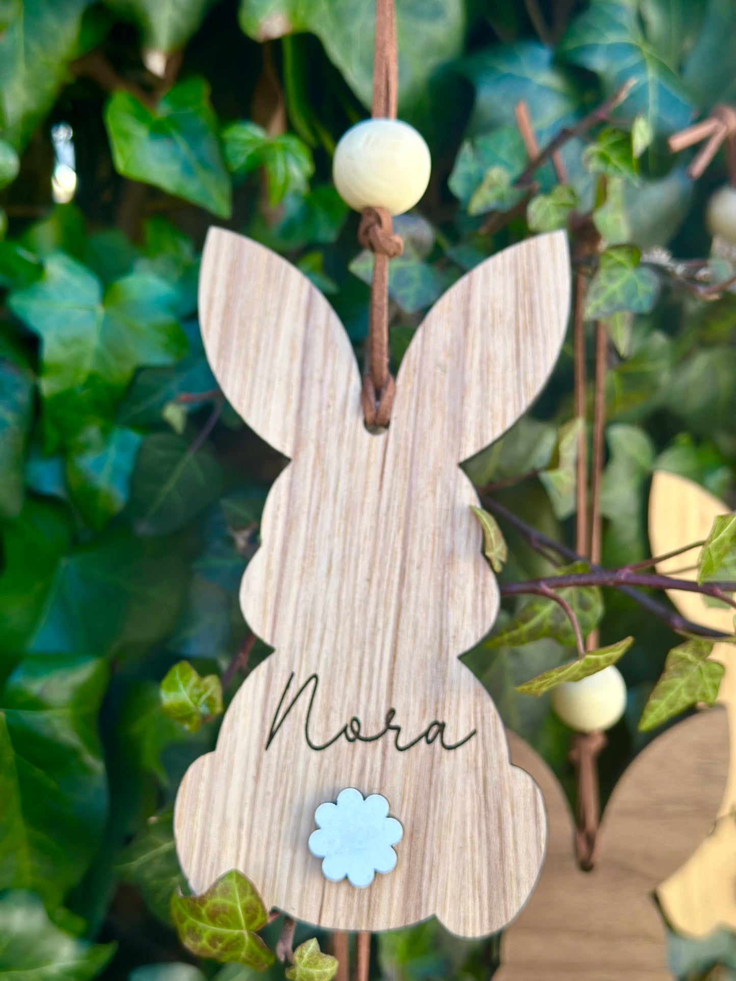 Bunny basket tag - Personalized
